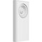 Ekena Millwork Standard Foster Bullseye Plinth Block With Rounded Edge, 3 1/2"W x 7"H x 3/4"P PBP035X070X075FOS04 - alternate 1